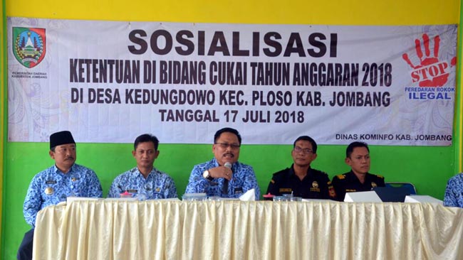 Pemkab Jombang Ajak Masyarakat Perangi Rokok Ilegal