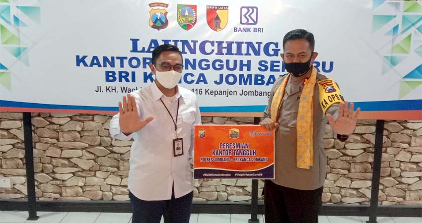 Kapolres Jombang Launching Kantor Tangguh Semeru BRI