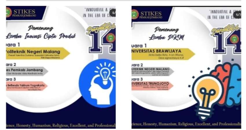 Dua Tim Polinema Raih Prestasi di Dies Natalis Ke-14 Stikes Jombang