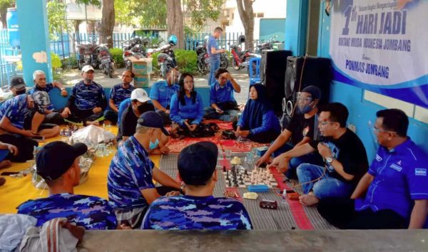 Peringati Hari Jadi, DPC BMI Jombang Gelar Latihan Catur Kebiasaan Baru