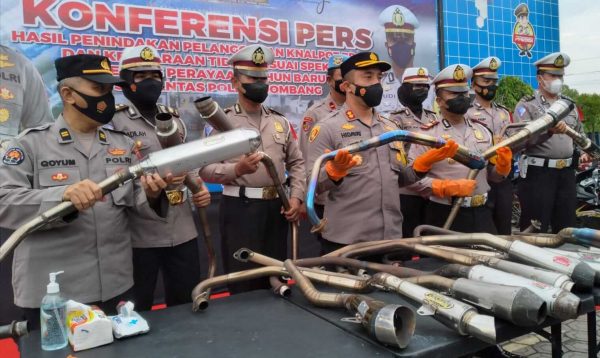 Tindak Tegas Pelaku Kebisingan, Knalpot Brong di Jombang Bakal Disasar