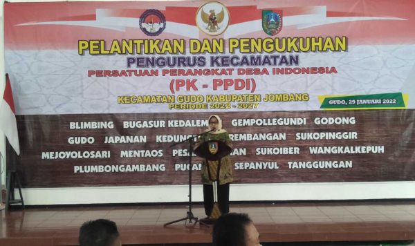 Hadiri Pelantikan dan Pengukuhan PPDI Jombang, Bupati Mundjidah Minta Harmonisasi Kerja serta Jeli Selesaikan Permasalahan