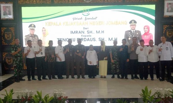 Pisah Sambut Kajari Jombang, Tengku Firdaus Siap Menjaga Sinergitas Forkopimda