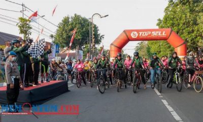 Meriahkan HUT Ke-76 Bhayangkara, Polres Jombang Gelar Fun Bike Sambung Roso