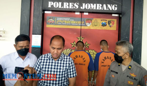 Beraksi di 18 TKP, Dua Pelaku Curanmor Dibekuk Polres Jombang