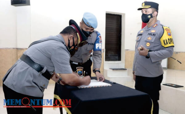 Enam Perwira Polres Jombang Promosi Jabatan