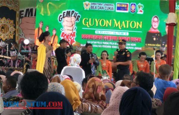 Sosialisasikan Gempur Rokok Ilegal, Pemkab Jombang Hadirkan Campursari Guyon Waton dan Percil Cs