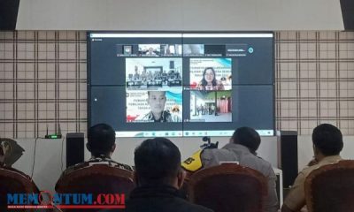 Wabup Jombang Lakukan Live Report Pilkades Serentak