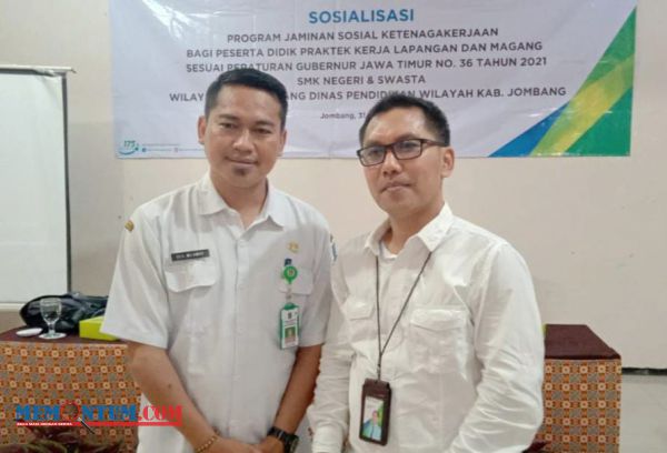 BPJS Jombang Gandeng Disdik Sosialisasi Program BPJS untuk Peserta PKL